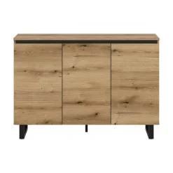 Merkloos Hioshop Tomasa dressoir 3 deuren eiken decor