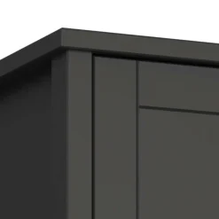 Hioshop Tromsø kledingkast 2 deuren koffiekleur