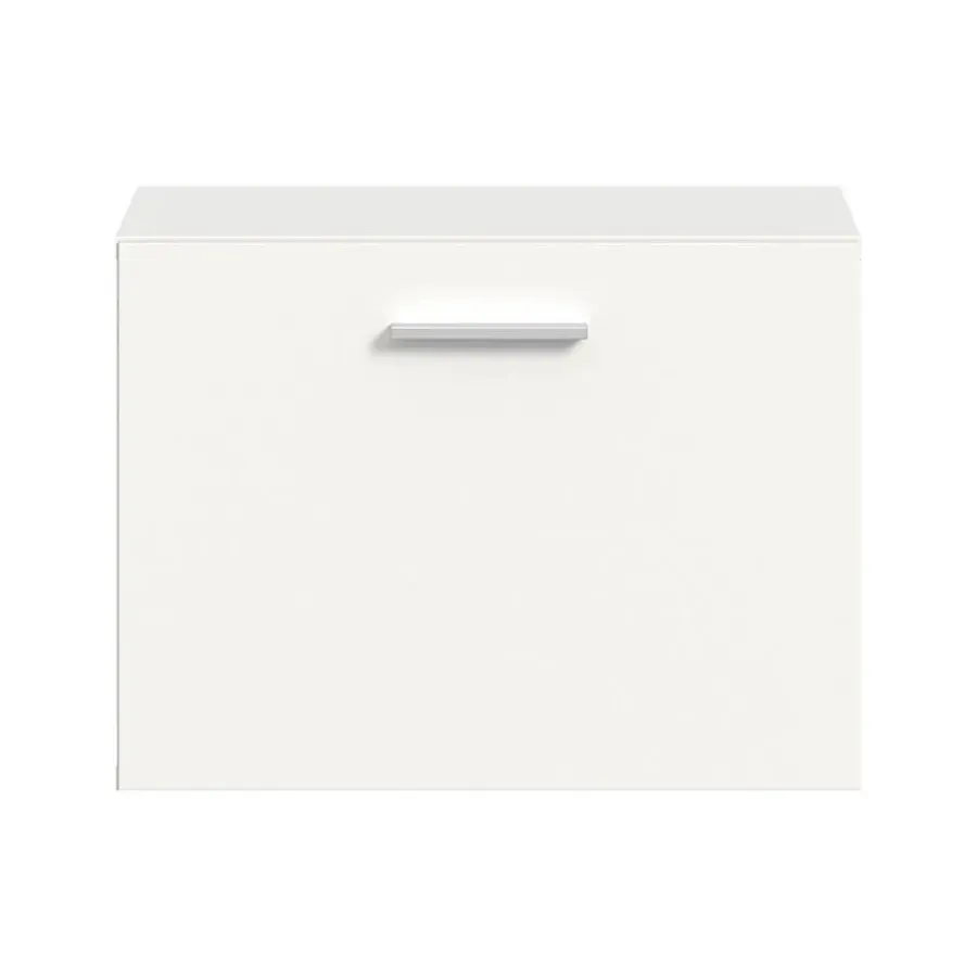 Hioshop Vaga schoenenkast wandgemonteerd 52x39cm 1 klepdeur wit