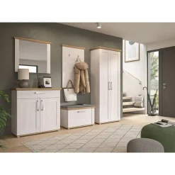Schoenenkasten-Hioshop Verona schoenenkast 1 lade 2 deuren lariks decor