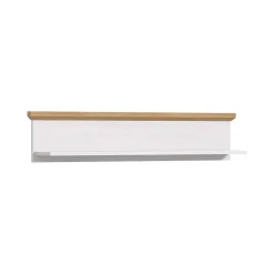 Wandplanken-Hioshop Verona wandplank wit- eik decor