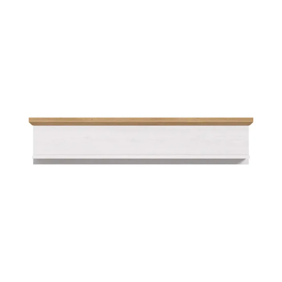 Wandplanken-Hioshop Verona wandplank wit- eik decor