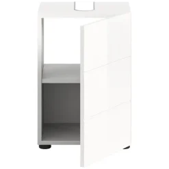 Merkloos Hioshop Vira wastafel 1 deur wit hoogglans- wit