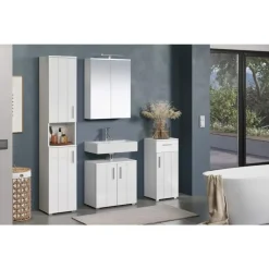 Spiegelkasten-Hioshop Wons spiegelkast wit