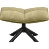 Leen Bakker Hocker Clayton - lime - 45x64x41,50 cm