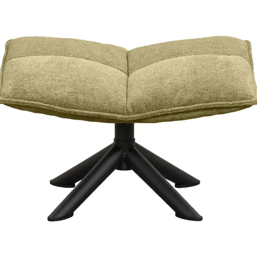 Leen Bakker Hocker Clayton - lime - 45x64x41,50 cm