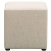 Leen Bakker Hocker Nando - beige - 45x45x45 cm