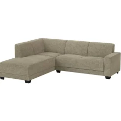 Hoekbanken-Leen Bakker Hoekbank Aberdeen links - Rebel - taupe