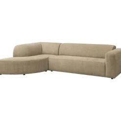 Hoekbanken-Leen Bakker Hoekbank Astoria links - Venro - beige