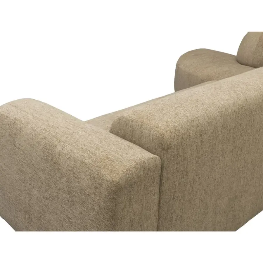 Hoekbanken-Leen Bakker Hoekbank Astoria links - Venro - beige