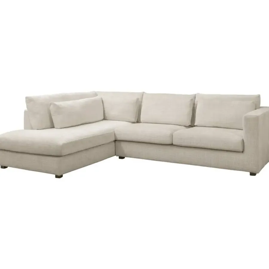 Leen Bakker Hoekbank Chelsea links - Cyclamen - off-white