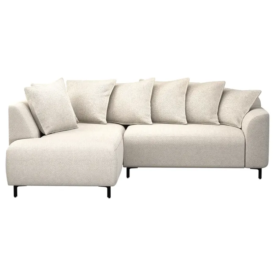 Leen Bakker Hoekbank Elsa links - stof Eden - beige