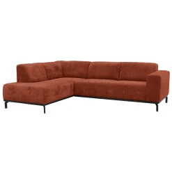 Leen Bakker Hoekbank Lola links - terracotta