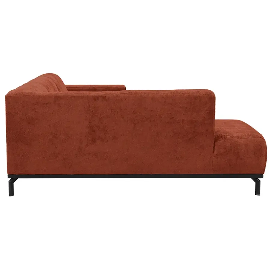 Leen Bakker Hoekbank Lola links - terracotta