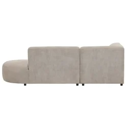 Leen Bakker Hoekbank Luna links - stof Rebel - beige