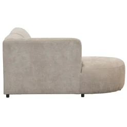 Leen Bakker Hoekbank Luna links - stof Rebel - beige