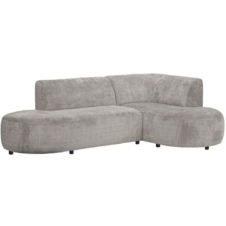 Leen Bakker Hoekbank Luna rechts - stof Cremona - beige