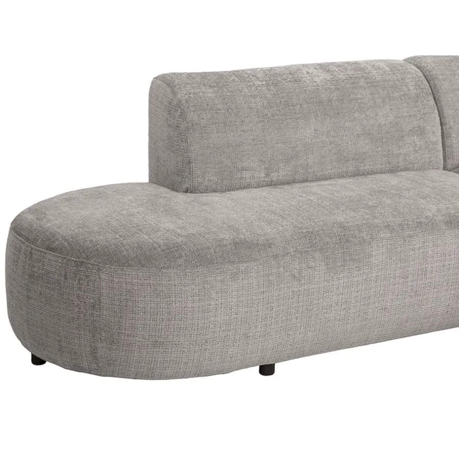 Leen Bakker Hoekbank Luna rechts - stof Cremona - beige