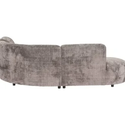 Leen Bakker Hoekbank Luna rond - stof Cremona - taupe