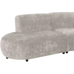 Leen Bakker Hoekbank Luna rond - stof Cremona - beige