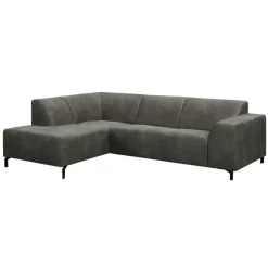 Hoekbanken-Leen Bakker Hoekbank Noud links - antraciet