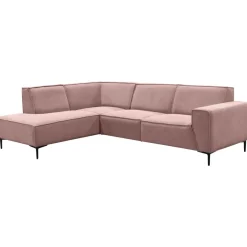 Hoekbanken-Leen Bakker Hoekbank Romy links - roze