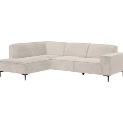 Leen Bakker Hoekbank Romy links - stof Egon - beige