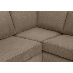 Leen Bakker Hoekbank Stuttgart links - taupe