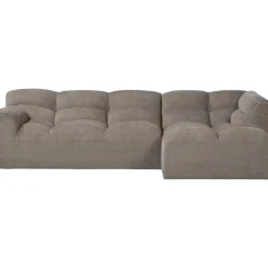 Leen Bakker Hoekbank Tibas rechts - stof Raven - beige