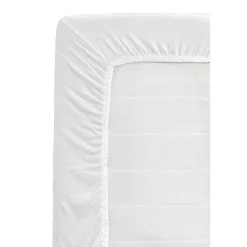 Hoeslakens-Leen Bakker Hoeslaken Jersey - wit - 120x200 cm