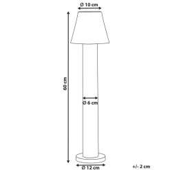 Beliani HOLMES - Tuinverlichting - Zwart - Aluminium