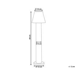 Beliani HOLMES - Tuinverlichting - Zwart - Aluminium