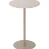 Bijzettafels-Home & Styling Bijzettafel Lugano - beige - D35x H53 cm - metaal