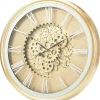 Klokken-Home & Styling Wandklok/muur klok Lausanne - Dia 50 cm - goud