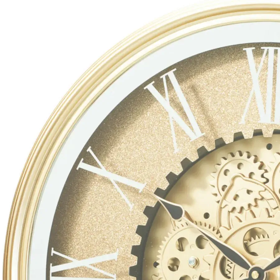 Klokken-Home & Styling Wandklok/muur klok Lausanne - Dia 50 cm - goud