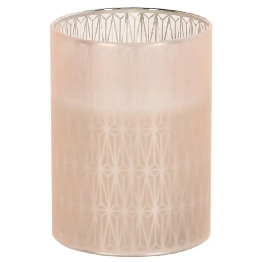 Home & Styling Home and Styling LED kaars - in glas - warm wit - D7,5 x H10 cm