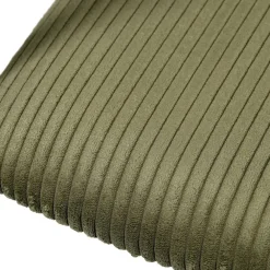 Leen Bakker Home Deco - Poefje - opbergbox - rib - groen - 38 x 38cm