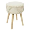 Krukjes-The Home Deco Factory Home Deco Factory Bijzet krukje model Macrame - naturel - H41 cm