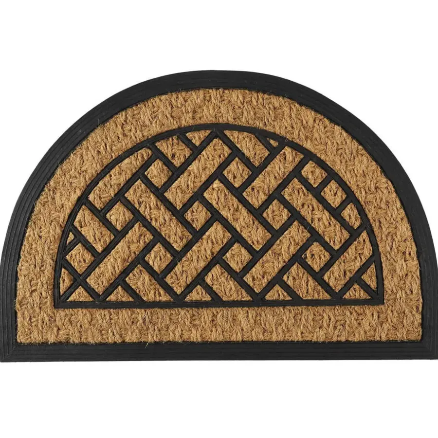 The Home Deco Factory Home deco factory Deurmat Madrid - half rond - 40 x 60 cm