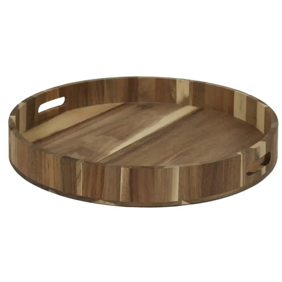 The Home Deco Factory Home Deco Factory dienblad van Acacia - 40 x 5 cm - bruin