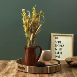 The Home Deco Factory Home Deco Factory dienblad van Acacia - 40 x 5 cm - bruin