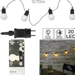 Buitenverlichting-The Home Deco Factory Home Deco Factory feestverlichting - 20 LED - warm wit - 1070 cm