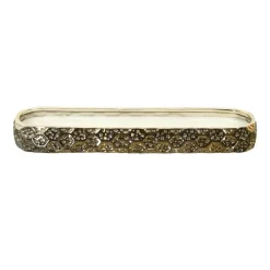 Kaarsen-Merkloos Home Deco Factory Geurkaars - goud - L39 cm - 9 branduren