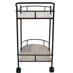 The Home Deco Factory Home Deco Factory Keukentrolley Bistro - metaal/hout - 68x39x80 cm