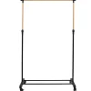 Leen Bakker Home Deco Factory kledingrek - verstelbaar - zwart - 160 cm