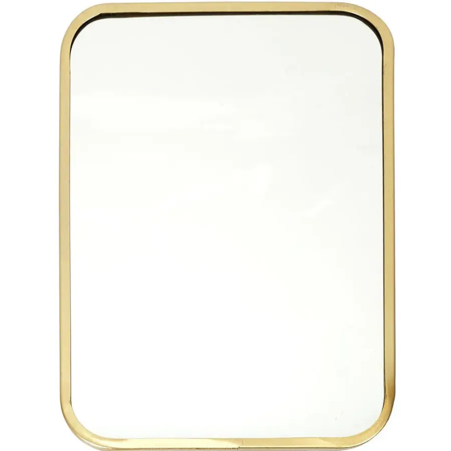 Spiegels-The Home Deco Factory Home Deco Factory Spiegel Carre - rechthoek - goud - L25 x B34 cm