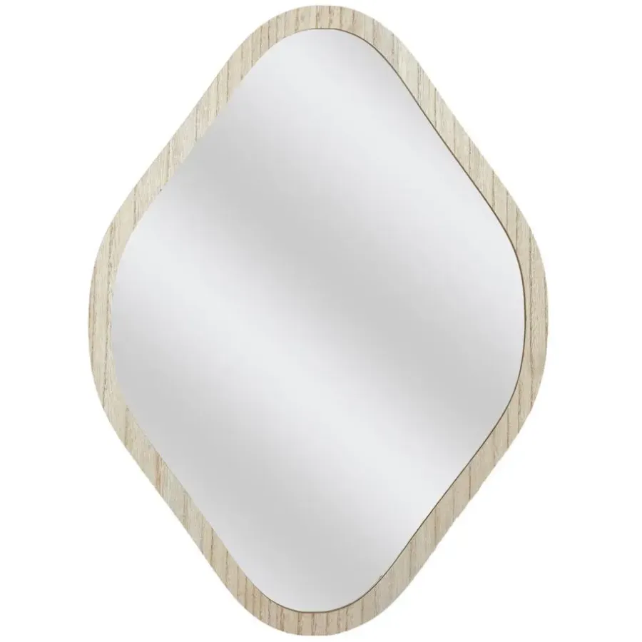 Leen Bakker Home Deco Factory Spiegel - hout - 44 x 60 cm - wandspiegel
