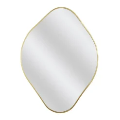 Spiegels-Leen Bakker Home Deco Factory Spiegel - goud - 44 x 60 cm - wandspiegel