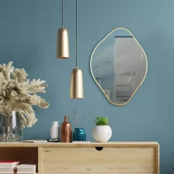 Spiegels-Leen Bakker Home Deco Factory Spiegel - goud - 44 x 60 cm - wandspiegel