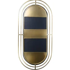 Spiegels-The Home Deco Factory Home Deco Factory Spiegel Marbella - ovaal - goud - L90 x B43 cm